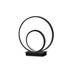 LED Design-Tischleuchte OZ ON-OFF, IP20, CRi >90, mit Schalter, 22W 4000K, schwarz