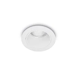 LED Deckeneinbauleuchte QUARK, Ø 4,9cm, 25°, 12W, 3000K, 1200lm, IP20, weiß