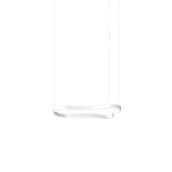 pendant luminaire WAVES-1 SP direct, switchable IP20, white matt 