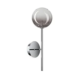 Wandleuchte EQUINOXE, 1xG4, 2W, 3000K, 170lm, IP20, Glas rauchfarben