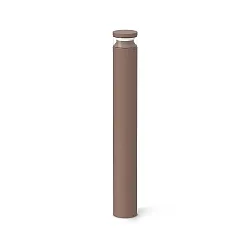 LED Pollerleuchte BOEING H100, IP65, 100cm / Ø 13cm, 14W 3000K 320lm, CRi >90, kaffee