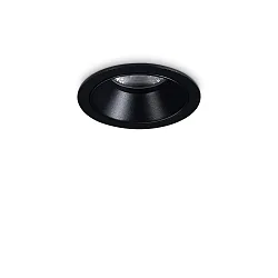 LED Decken-Einbauleuchte GAME TRIM ROUND, IP40 IK06, Ø 5.8cm, 5.5W 3000K 36°, CRi >90, UGR <19, on-off, schwarz