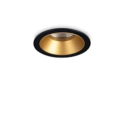 LED Decken-Einbauleuchte GAME TRIM ROUND, IP40 IK06, Ø 5.8cm, 5.5W 3000K 36°, CRi >90, UGR <19, on-off, schwarz-gold