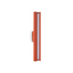 LED Wandleuchte DORICA, IP20, 8.5W 3000K 440lm, CRi>90, on-off, orange / geriffelt