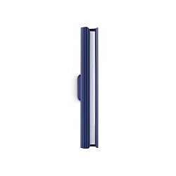 LED Wandleuchte DORICA, IP20, 8.5W 3000K 440lm, CRi>90, on-off, blau / geriffelt