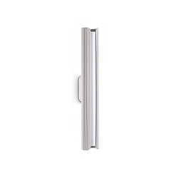LED Wandleuchte DORICA, IP20, 8.5W 3000K 440lm, CRi>90, on-off, schwarz / geriffelt