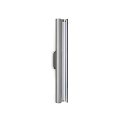 LED Wandleuchte DORICA, IP20, 8.5W 3000K 440lm, CRi>90, on-off, grau gebürstet / glatt