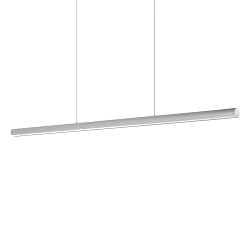 LED Pendelleuchte DORICA SP1 D46, IP20, Länge 140cm, 35W 3000K 2100lm, CRi>90, DALI dimmbar, weiß / geriffelt