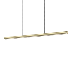 LED Pendelleuchte DORICA SP1 D46, IP20, Länge 140cm, 35W 3000K 2100lm, CRi>90, DALI dimmbar, Messing gebürstet / glatt