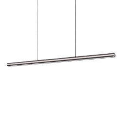 LED Pendelleuchte DORICA SP1 D46, IP20, Länge 140cm, 35W 3000K 2100lm, CRi>90, DALI dimmbar, Bronze gebürstet / glatt