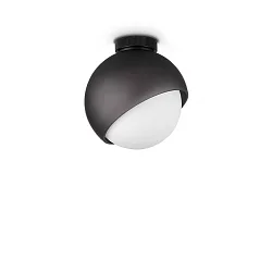 Decken-/Wandleuchte BLOOM, Ø22cm, E27, IP20, schwarz
