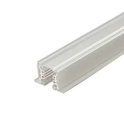 3-Phasen Einbau-Stromschiene CLASSIC, IP20, 200cm, Aluminium, weiß