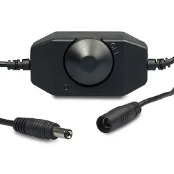 dimmer, black