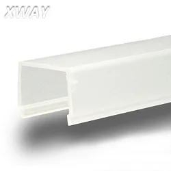 Accessory for profile series WING20, cover, length 200cm, angular, opal / satined