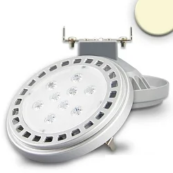 AR111 G53 Spot mit Linsenoptik, 12V AC/DC, 11W 3000K 900lm 4204cd 30°, nicht dimmbar, grau