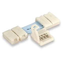 Clip-T-Verbinder (max. 5A) für 2-pol. IP20 Flexstripes mit Breite 10mm, Pitch-Abstand >12mm