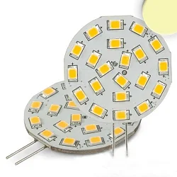 LED Stiftsockel-Platine 21SMD, Pin seitlich, 12V AC/DC, G4, 3W 3000K 310lm 120°, nicht dimmbar