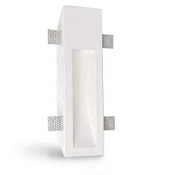 Gips-Wand-Einbauleuchte, länglich, GU10, große Bauform