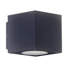 LED Außenwandleuchte Up&Down, einzeln fokussierbar, 2x3W CREE, IP54, 3000K 290lm 15°-90°, Aluminium, Anthrazit