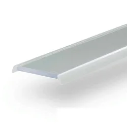Zubehör für Profilserie WING20 / CORNER22 - Abdeckung Flach, Länge 200cm, Klar