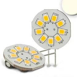 LED Stiftsockel-Platine 9SMD, Pin seitlich, 12V AC/DC, G4, 1.5W 4000K 120lm 120°, nicht dimmbar