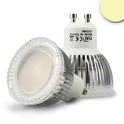 LED Strahler Glas diffuse, GU10, 6W, 120°, warmweiß
