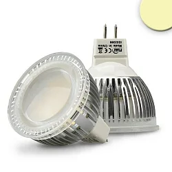 LED Stiftsockel-Strahler MR16 Glas diffus, 12V AC/DC, GU5.3, 6W 2700K 540lm 120°, nicht dimmbar, matt