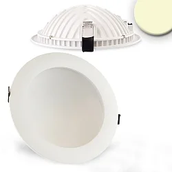 LED Einbau-Downlight LUNA, indirektes Licht, IP20, nicht dimmbar, weiß, 18W 2700K 1030lm 120°