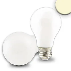 LED Filament Birnenform A60, E27, 5W 2700K 500lm, dimmbar, milky / matt