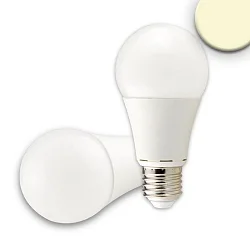 LED retrofit G60, Ø 6cm / length 12cm, E27, 9W 3000K 840lm 270°, not dimmable, frosted / white