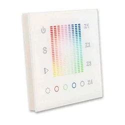 Sys-One RGB+W 4 Zonen Einbau-Touch-Fernbedienung, 230V AC