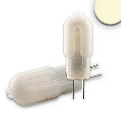 LED Stiftsockellampe 12SMD, G4, 12V AC/DC, 12W 2700K 100lm 300°, mattiert, nicht dimmbar