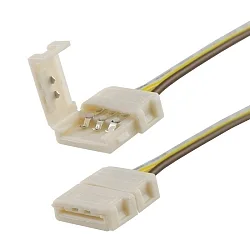 Clip-Kabelanschluss (max. 5A) für 3-pol. IP20 Flexstripes mit 1cm Breite und Pitch-Abstand >1.2cm
