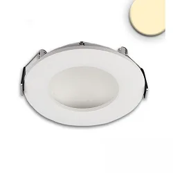 LED Einbau-Downlight LUNA, indirektes Licht, IP20, dimmbar, weiß, 8W 2700K 300lm 120°