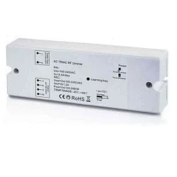 Sys-One Funk Dimmer für dimmbare 230V LED Leuchtmittel/Trafos, 2x288VA
