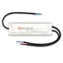 Outdoor LED Trafo MW HLG240H-24B 24V/DC, 0-240W, 1-10V (100-240W) dimmbar, IP67, SELV