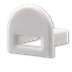 Accessory for profile SURF12 BORDERLESS FLAT with COVER5 - endcap (1 pc.), EC38, with cable opening