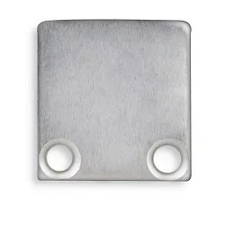 Zubehör für Profil SURF12 FLAT mit TUNNEL - Endkappe EC3 (2 Stk.), Aluminium, inkl. Schrauben