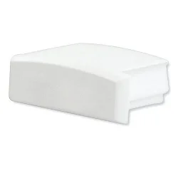 Zubehör für Profil SURF12 FLAT - Endkappe (1 Stk.), EC1, grau, geschlossen