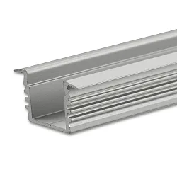 LED recessed / surface mount profile DIVE12, aluminium, 200cm
