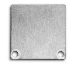 Accessory for profile SURF24 / DIVE24 FLAT with COVER10 - endcap EC47 Alu (2 pc.), high, incl. screws