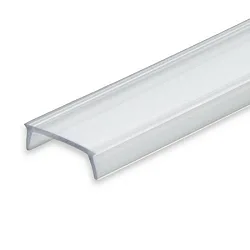 Zubehör für Profil SURF12(FLAT) / DIVE12(FLAT) / ROUND12 / Fliesenprofil - Abdeckung COVER1, 200cm, opal / satiniert