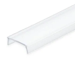Accessory for profile SURF11 / CORNER11 - cover COVER8, opal / satined, 65% translucency, 200cm