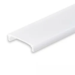 Accessory for profile SURF12 RAIL / BORDERLESS (FLAT) - cover COVER3, opal / satined