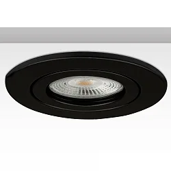 Einbaurahmen für GU10/MR16, IP20, exkl. Fassung / Sockel, exkl. Leuchtmittel, Aluminium, rund, Ø 8.4cm