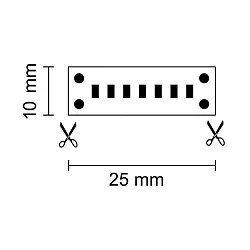 LED CRI965 Linear-Flex strip, 24V, 15W, IP20, cool white