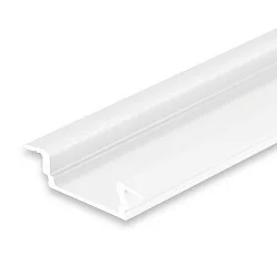 LED recessed / surface mount profile DIVE12 FLAT, aluminium, 200cm