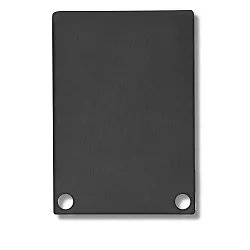 Zubehör für SURF24 / DIVE24 mit COVER11 - Aluminium-Endkappe EC48 (2 Stk.), inkl. Schrauben, Schwarz RAL 9005