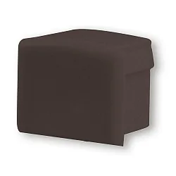 Accessory for profile SURF12 - endcap (1 pc.), EC4B, black, closed