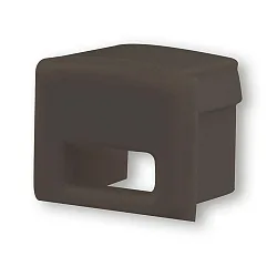 Accessory for profile SURF12 - endcap (1 pc.), EC5B, black, with cable opening